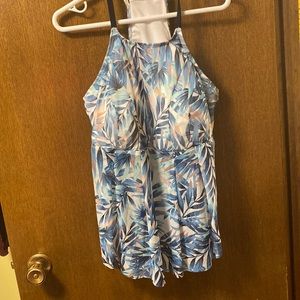 Kona Sol Mesh High Neck Tankini